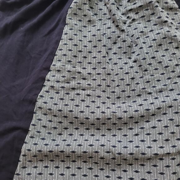 CAbi Size S Blue Polka Dot Cross Strap Navy Blue Tank Top Casual Lightweight - Picture 8 of 10